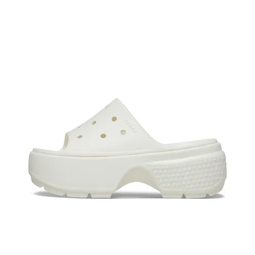 Crocs Устойчивые Слипоны для Женщин Мел