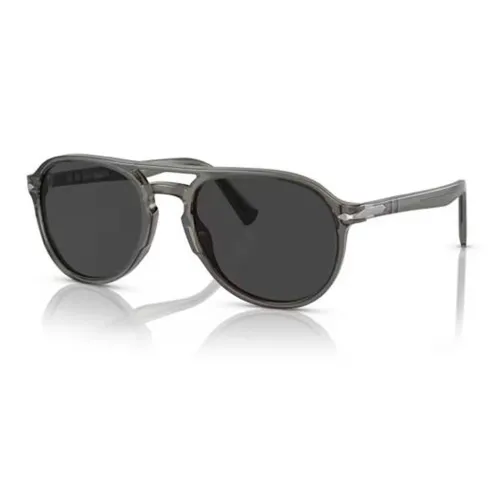 PERSOL Acetate Aviator Солнцезащитные очки Мужские Серые