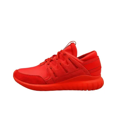 Adidas Originals Tubular Nova Triple Red Slip-resistant Abrasion-resistant Low Top Casual Shoes Unisex Red Adidas Originals Tubular Nova Triple Red Противоскользящий устойчивый к истиранию низкий топ повседневная обувь унисекс красный