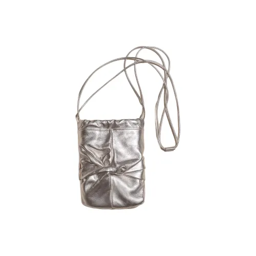 Hereu Lambskin Crossbody Mini Women's Light Silver