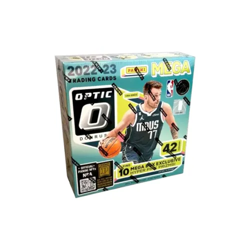 Панини NBA Баскетбольная карта 2022 23 Donruss Optic Mega Коробка Durex Спортивные карты 1 коробка