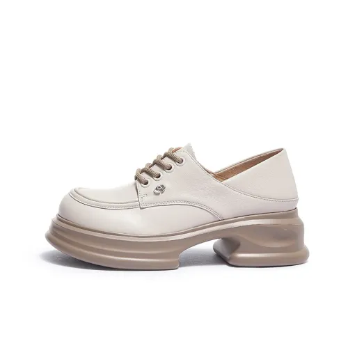 CAMEL Лоферы с грубым каблуком женские