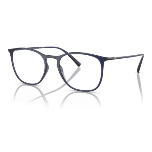 GIORGIO ARMANI Нейлон Металл Квадрат Оправы для очков Мужской Синий