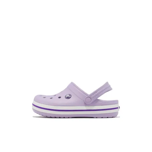 Crocs Crocband Clog K Амортизация Износостойкие Детские Сандалии Фиолетовые Детские
