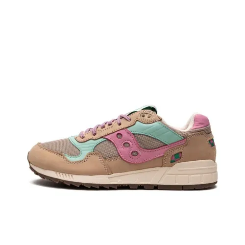 Saucony Shadow 5000 Устойчивые к истиранию Низкие Кроссовки для Бега Унисекс Серый Розовый