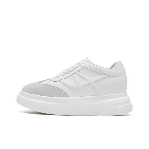 He Jinchang Slip-resistant Abrasion-resistant Lightweight Rebound Low Top Casual Women's White He Jinchang Противоскользящий Устойчивый к истиранию Легкий Отскок Низкий Топ Повседневный Женский Белый