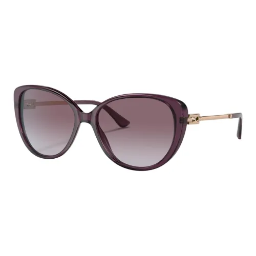 BVLGARI Ацетат Кошачий глаз Солнцезащитные очки Женские Фиолетовый