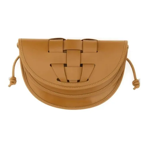 Hereu Сумка из кожи Полумесяц Сумка через плечо Женская Коричневая