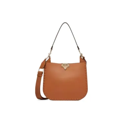 Valentino Rockstud Телячья кожа Сумка через плечо Женская Миндаль