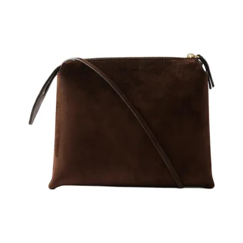 THE ROW Замша Сумка через плечо Мини Женская Коричневая
