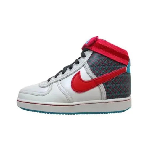 Nike Vandal High Амортизация Износостойкий Высокий Топ Скейтборд Кроссовки Женские Серый Красный