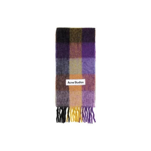 ACNE STUDIOS Вязаные шарфы Разноцветные Унисекс