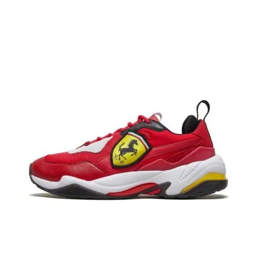 PUMA Thunder Low Топ Повседневная обувь Унисекс Белый Красный