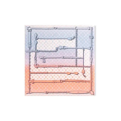 LOUIS VUITTON Шелковые шарфы Женские Многоцветные