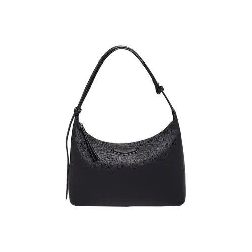 MARINO ORLANDI Сумка из коровьей кожи в форме полумесяца сумка через плечо сумка большого размера женская коричневый черный белый