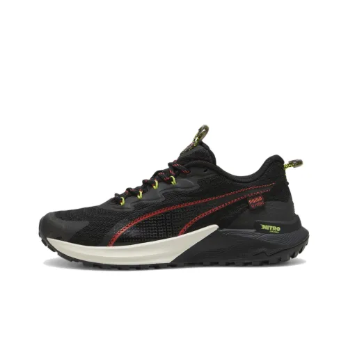 PUMA Fast Trac Nitro 2 Slip-Resistant Low Top Беговые кроссовки Женские Черные