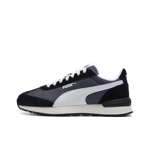 PUMA R78 Metallic Low Топ Кэжуал Унисекс Черный Белый