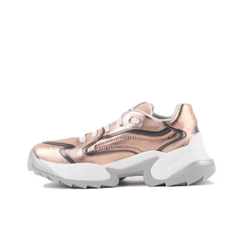 SERGIO ROSSI Низкий топ Повседневная обувь Женская Розовое золото