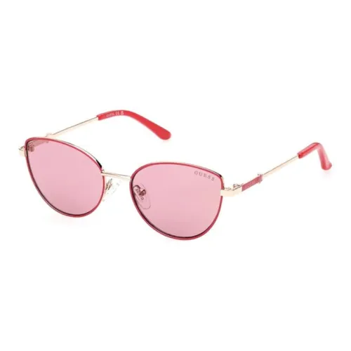 GUESS Металл Кошачий глаз Солнцезащитные очки Детский Красный