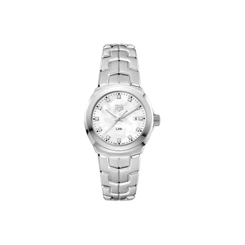 TAG HEUER Lincoln Series Кварцевый механизм Женские часы 32 мм Белый циферблат Корпус из нержавеющей стали