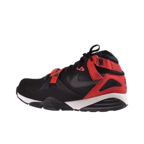 Nike Air Trainer Max 91 Амортизаторы Шок Устойчивость к Слипажу Устойчивость к Износу Низкий Топ Беговые кроссовки Мужские Черные Красные