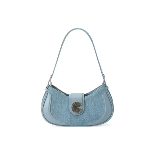 Simedin Деним Сумка через плечо Маленькая Женская Синяя