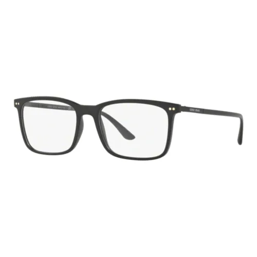 GIORGIO ARMANI Пластик Металл Прямоугольный Оправы для очков Мужской Черный