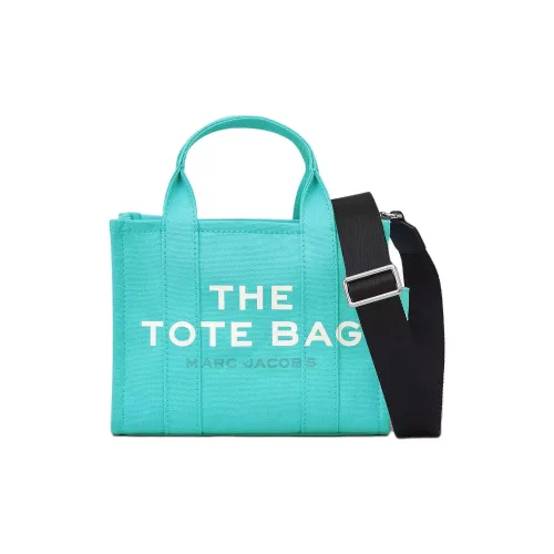 MARC JACOBS Хлопок Canvas Сумка-тоут Сумка для покупок Сумка через плечо Сумка Маленькая Женская Озерный Синий