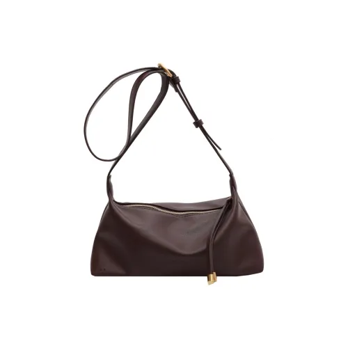 Boniu ПУ (полиуретан) Сумка через плечо Сумка на плечо Плечевая сумка Женская Черная Кофейная