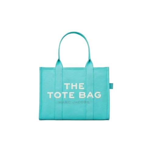 MARC JACOBS Хлопок Canvas Сумка-тоут Сумка для покупок Сумка через плечо Сумка Большая Женская Озерный Синий