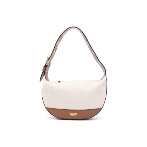 MOSCHINO с хлопком Сумка Сумка через плечо Женская Бежевая и Коричневая