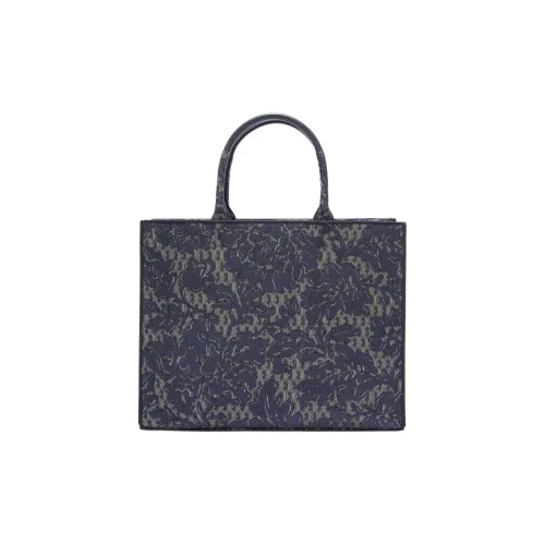 Furla Opportunity Жаккардовая ткань Тоут Сумка Сумка для покупок Сумка Женская Синяя Многоцветная