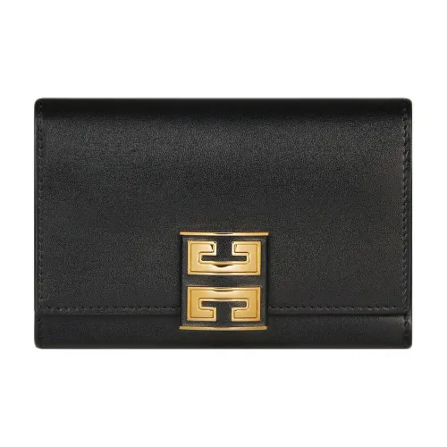 GIVENCHY 4G Телячья кожа Кошелек Женские Черный