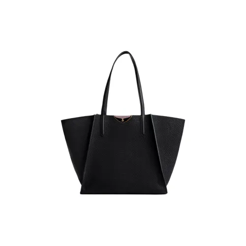 Zadig Voltaire Кожа Тоут Сумка Сумка для покупок Сумка на плечо Сумка Женская Черная