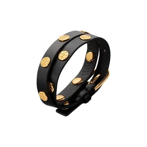 TORY BURCH Кожа Латунь с покрытием Латунь ремешки унисекс черный