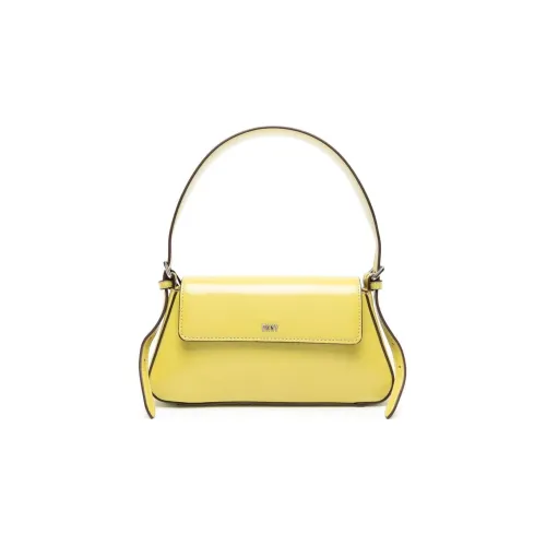 DKNY Полиуретановая сумка с переработанным полиэстером сумка через плечо женская цвет цитрин