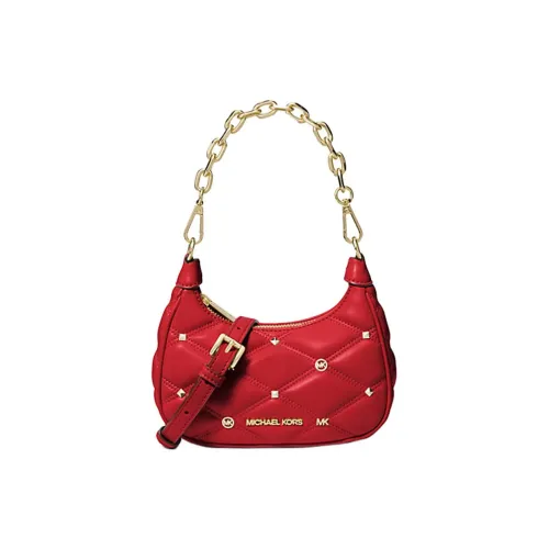 MICHAEL KORS Полиуретан с полиэстером переносная сумка через плечо женская ярко-красная