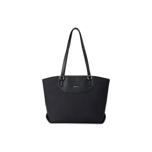 HONGU Oxford Ткань Сумка-тоут Сумка через плечо Женская Светло-Кофейный Темно-Черный