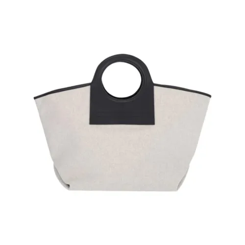 Hereu Холст с кожей Сумка из холста Сумка через плечо Сумка Женская Бежевая и Черная