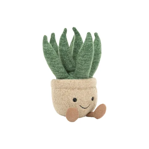 JELLYCAT Fun Plant Collection Алоэ вера Кукла Плюшевая кукла 17 см Высота