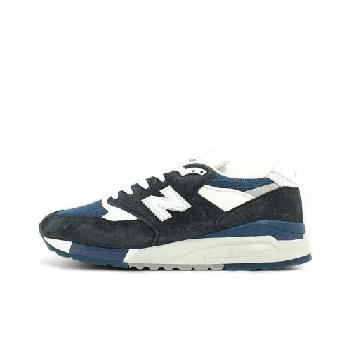 J. Crew x New Balance NB 998 Low Топ Беговые кроссовки Мужской Темно-синий