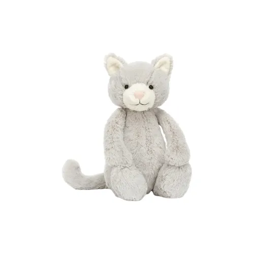 JELLYCAT Shy Collection Серый Котенок Куклы Плюшевая кукла 31 см Высота