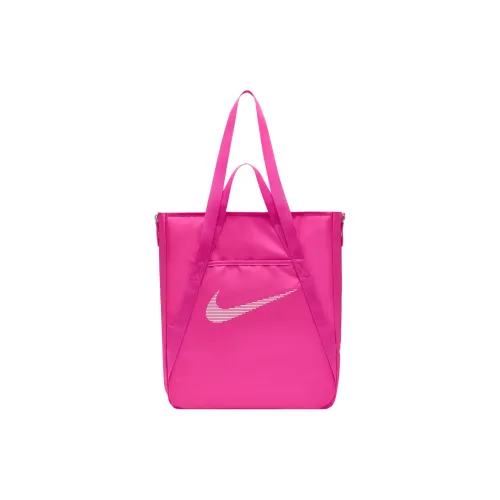 Nike Ткань Тоут Сумка Сумка для покупок Сумка на плечо Сумка унисекс Лазерный фуксия и нежно-розовый