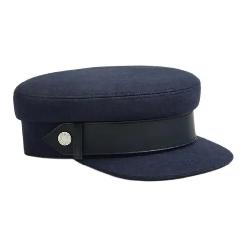 HERMES Шерсть Полиамид Береты Женские Синий