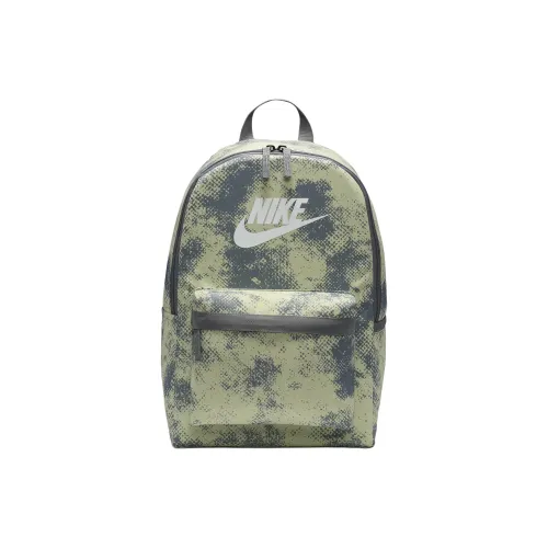 Nike Переработанный полиэстер рюкзак унисекс оливковый кольцо и дым серый и белый цвета вершины