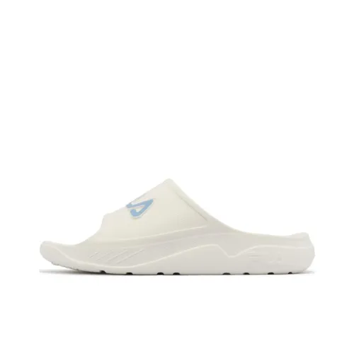 FILA Plumpy Slide Тапочки Белый и синий цвет Унисекс