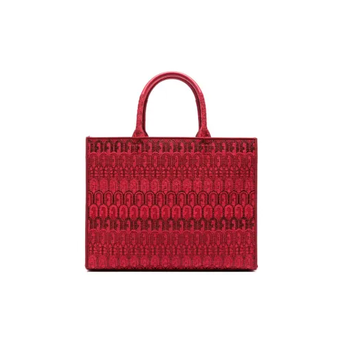 Furla Opportunity Полиэстер Тоут Сумка Сумка для покупок Сумка Женские Рубины Красный