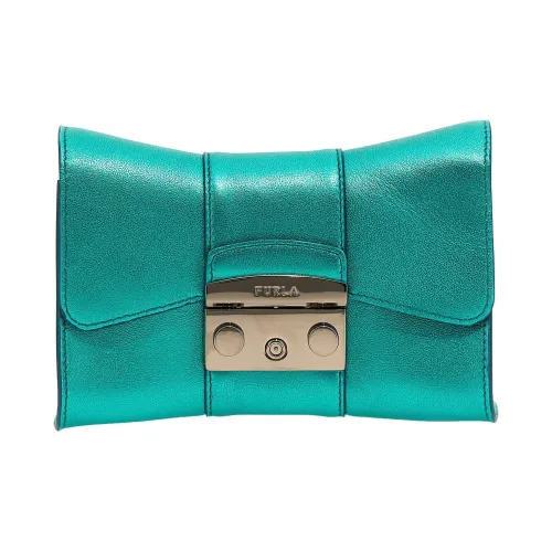Furla Metropolis Collection Кожа Сумка через плечо Мини Женская Зеленая
