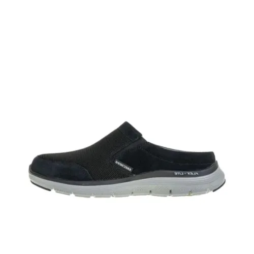 Skechers Flex Advantage 4,0 Устойчивый к истиранию Дышащий Низкий Топ Повседневная Обувь Мужская Черная
