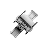 Омега, застежка-бабочка, серебряный, без бретелек